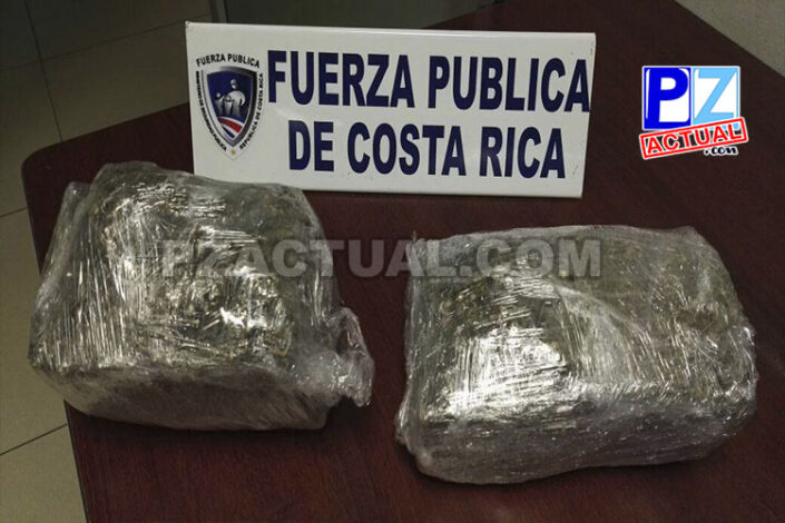 Drogra decomisada Fuerza Pública