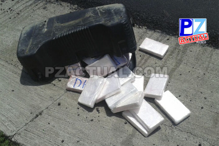 Droga que transportaban en cuadraciclo.