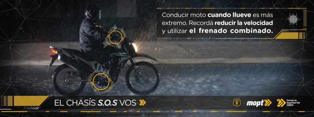 ¡Cuidado! Lluvia aumenta la posibilidad de sufrir accidentes