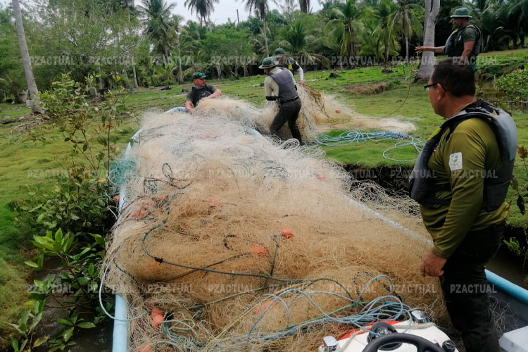pesca ilegal en el Humedal Térraba Sierpe