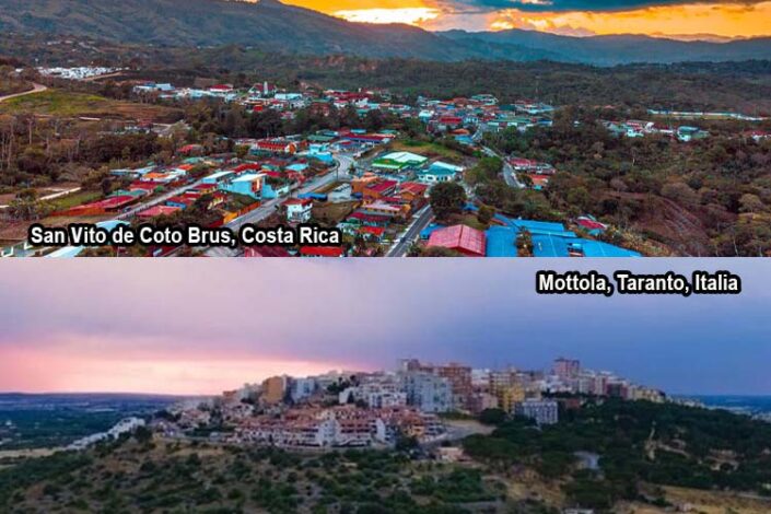 Imagen muestra paisajes de San Vito y Mottola
