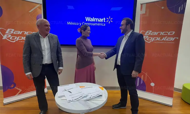 Banco Popular y Walmart