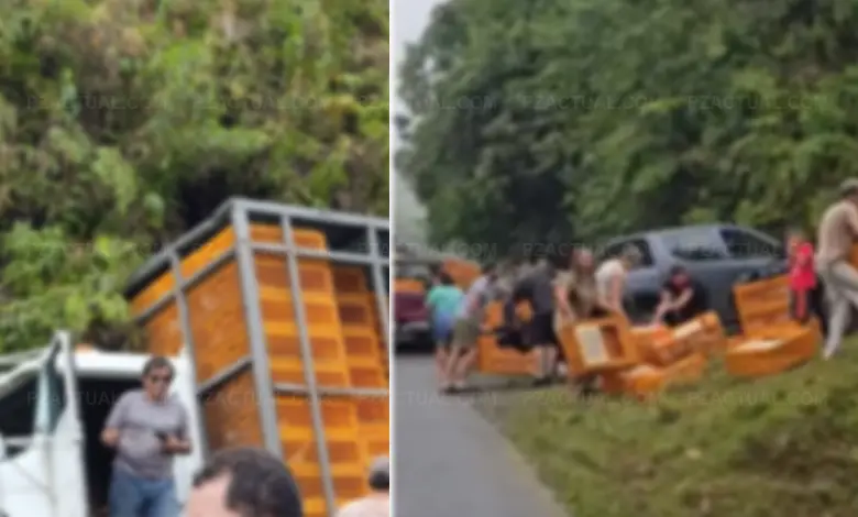 Imagen difuminada sobre el lugar de los hechos