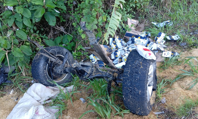 Imagen muestra accidente