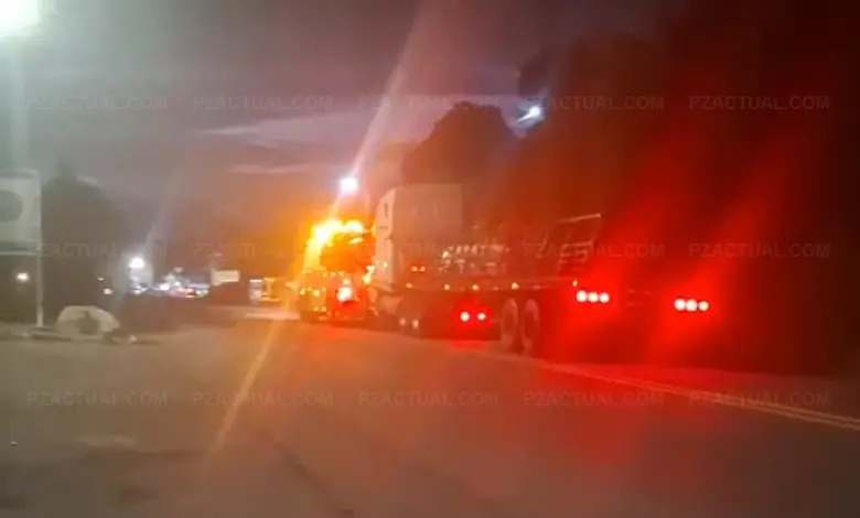 La Chonta emergencia controlada cierre vial